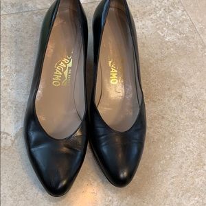 Salvatore Ferragamo black heels